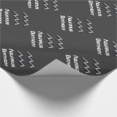 アクエリアスの誕生日(占星術の)十二宮図の印 ラッピングペーパー (角)