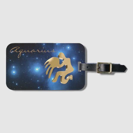 アクエリアスの金印 ラゲッジタグ (正面横)