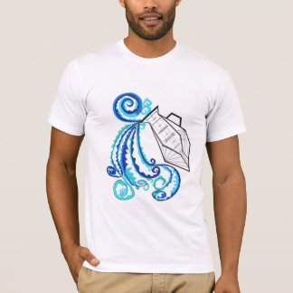 アクエリアスの(占星術の)十二宮図の印の人のワイシャツ Tシャツ