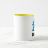 アクエリアスの(占星術の)十二宮図の印 マグカップ (中央)