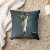 アクエリアスの(占星術の)十二宮図の記号 クッション (ブランケット)