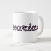 アクエリアスインアメジスト宝石 ジャンボコーヒーマグカップ (正面右)