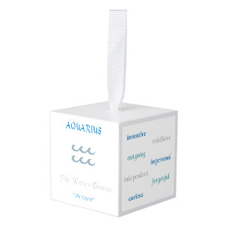 アクエリアスオーナメント キューブオーナメント