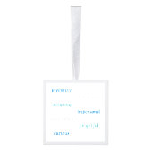 アクエリアスオーナメント キューブオーナメント (右)