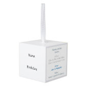 アクエリアスオーナメント キューブオーナメント (裏面アングル)