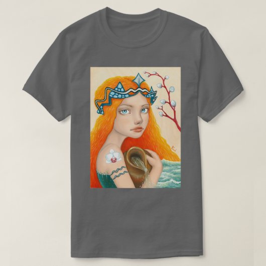 アクエリアスガール Tシャツ (デザイン正面)