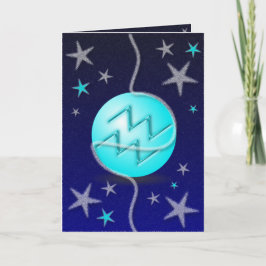 アクエリアスクリスマスカード。 シーズンカード