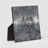 アクエリアスグランジシンボル動揺して銀鋼 フォトプラーク (正面)