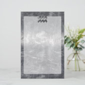 アクエリアスグランジシンボル動揺して銀鋼 便箋 (スタンド正面)