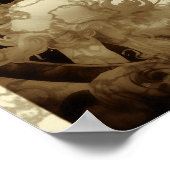 アクエリアスサインウォールアートポスター ポスター (角)