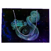 アクエリアスザウォーターキャリア〔占星術の〕十二宮図抱き枕 ラージペーパーバッグ (裏面)