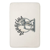 アクエリアスザウォーターベアラヴィンテージ〔占星術の〕十二宮図 バスマット (正面縦)