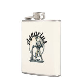 アクエリアスザウォーターベアラヴィンテージ〔占星術の〕十二宮図 フラスク (左)