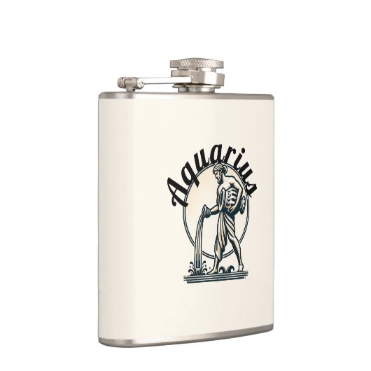 アクエリアスザウォーターベアラヴィンテージ〔占星術の〕十二宮図 フラスク (右)