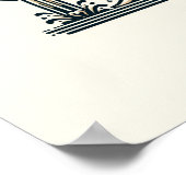 アクエリアスザウォーターベアラヴィンテージ〔占星術の〕十二宮図 ポスター (角)