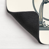 アクエリアスザウォーターベアラヴィンテージ〔占星術の〕十二宮図 マウスパッド (コーナー)