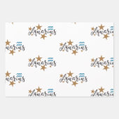 アクエリアススターサインラッピング紙 ラッピングペーパーシート (正面)