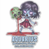 アクエリアスゾンビ シール (正面)