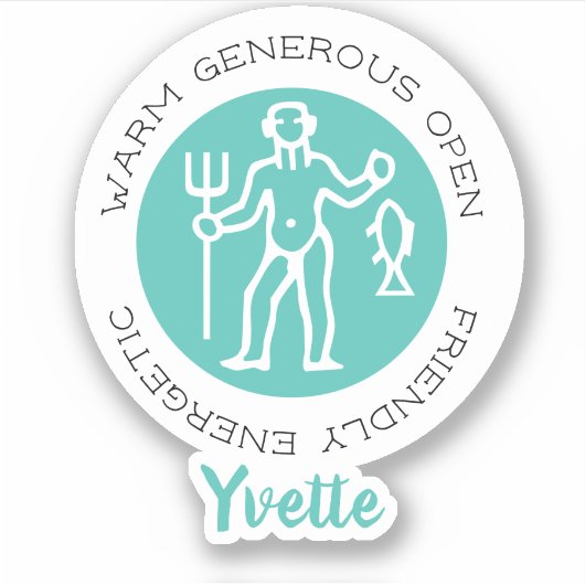 アクエリアステッカー シール (正面)