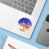 アクエリアステッカー シール (ノートパソコンとiPhone)