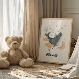 アクエリアスベビー – あなたの小さな水ベアラ子供部屋 ポスター