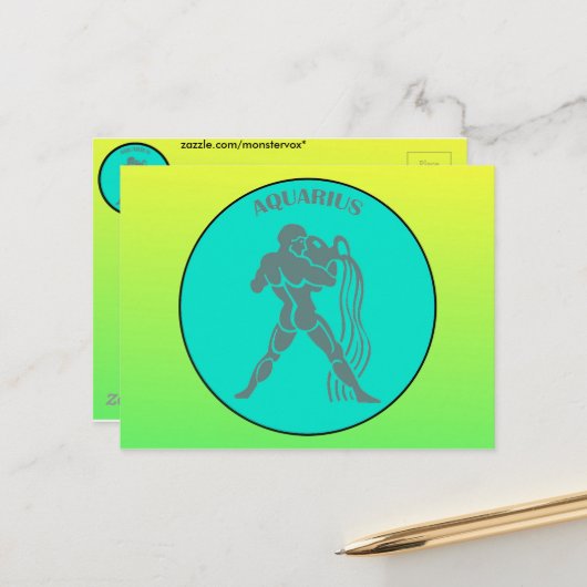 アクエリアスポストカード ポストカード (正面/裏面インサイチュ)