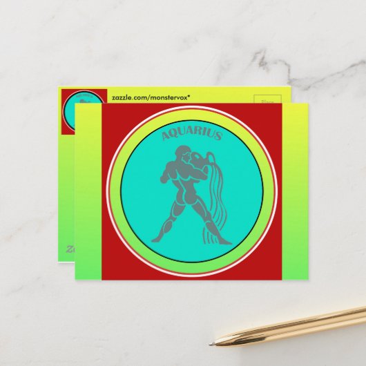 アクエリアスポストカード ポストカード (正面/裏面インサイチュ)