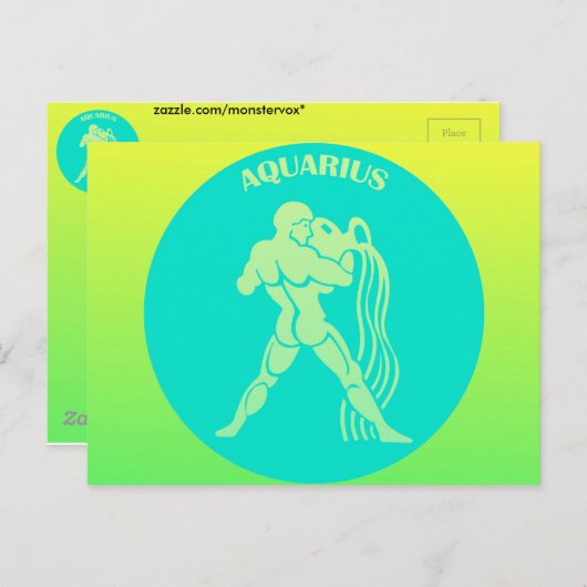 アクエリアスポストカード ポストカード (正面/裏面)