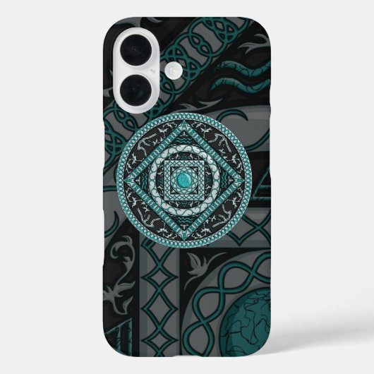 アクエリアスマンダラケースメイト電話ケース Case-Mate iPhoneケース (裏面)