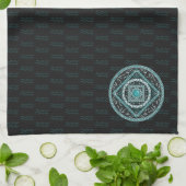 アクエリアスマンダラハンドタオル キッチンタオル (折り畳み)