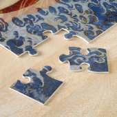 アクエリアス人魚ゴシック様式の青い芸術 ジグソーパズル (側面)