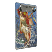 アクエリアス人魚ゴシック様式の青い芸術 ミニクリップボード (アングル)