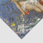 アクエリアス人魚ゴシック様式の青い芸術 薄葉紙 (詳細)