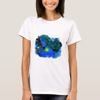 アクエリアス占星術スターサイン Tシャツ