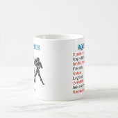 アクエリアス占星術〔占星術の〕十二宮図標識 コーヒーマグカップ (中央)