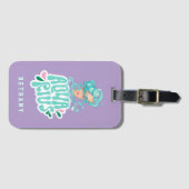 アクエリアス名前をカスタムする誕生日ギフト ラゲッジタグ (正面横)