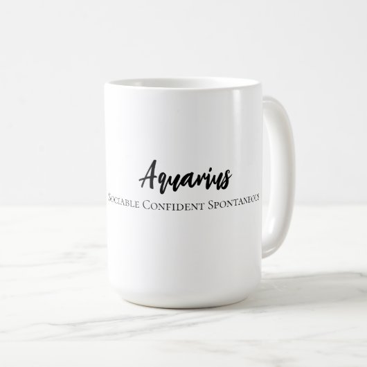アクエリアス女神ファッションイラストレーション水受け コーヒーマグカップ (正面右)