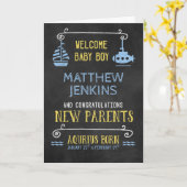 アクエリアス新生児生まれボーイ1月21日~2月19日 カード (黄色い花)