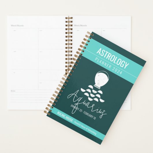 アクエリアス星占い プランナー手帳 (ディスプレー)