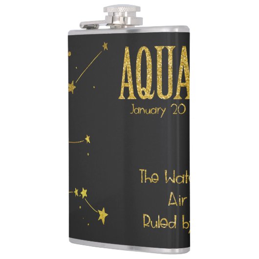 アクエリアス星印 フラスク (左)