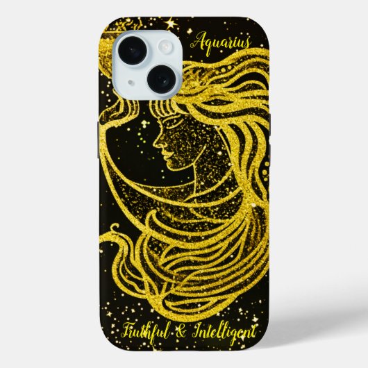 アクエリアス星印 Case-Mate iPhoneケース (裏面)