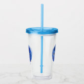 アクエリアス水彩夜空コンステレーション〔占星術の〕十二宮図 アクリルタンブラー (右)