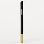 アクエリアス水持参人の(占星術の)十二宮図の黒の金ゴールド Case-Mate iPhoneケース (裏面/右)