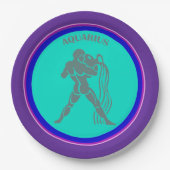 アクエリアス紙プレート ペーパープレート (正面)