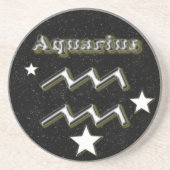 アクエリアス記号 コースター (正面)