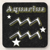 アクエリアス記号 コースター (正面)