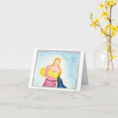 アクエリアス誕生日 カード (黄色い花)