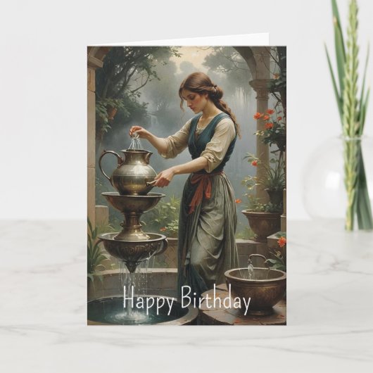 アクエリアス誕生日 カード (正面)