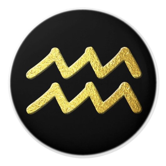 アクエリアス金ゴールド セラミックノブ (正面)