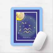 アクエリアス1月21日～2月18日マウスパッド マウスパッド (マウス)